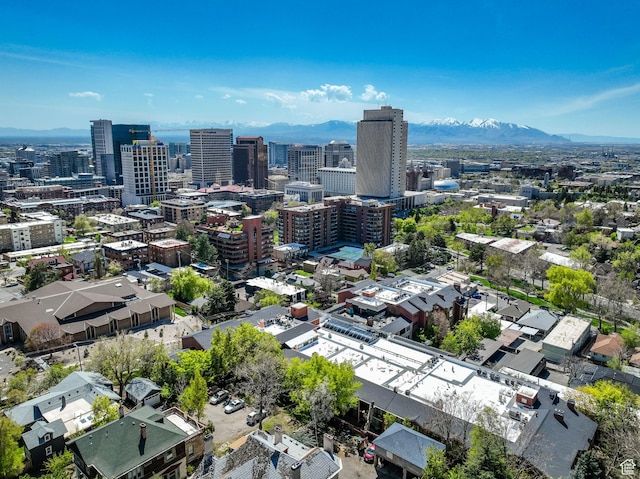 171 E 3rd Ave Unit 301, Salt Lake City, UT 84103 - aerial view with a city view and a mountain view