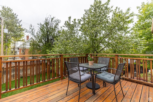 1280 E 3rd Ave N, Salt Lake City, UT 84103 - deck featuring outdoor dining area