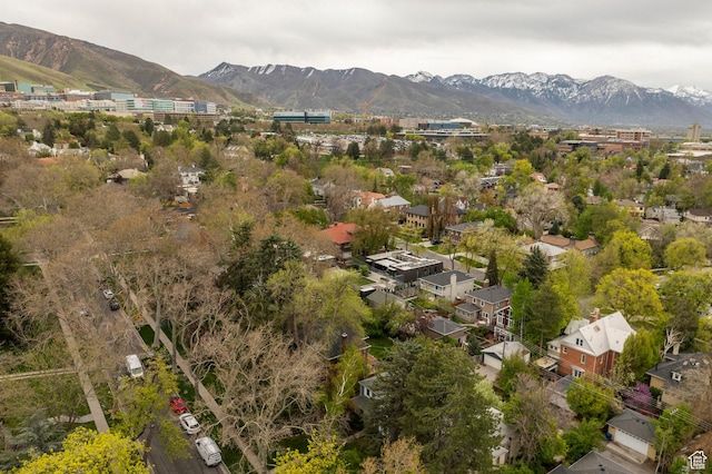 1280 E 3rd Ave N, Salt Lake City, UT 84103 - bird's eye view with a mountain view