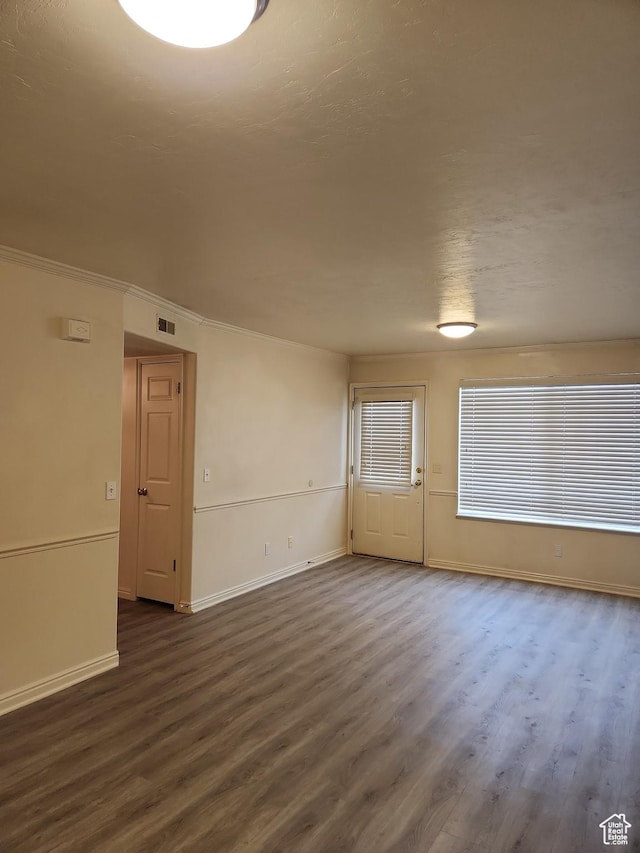 1514 S 200 E, Orem, UT 84058 - spare room with visible vents, baseboards, and dark wood-type flooring