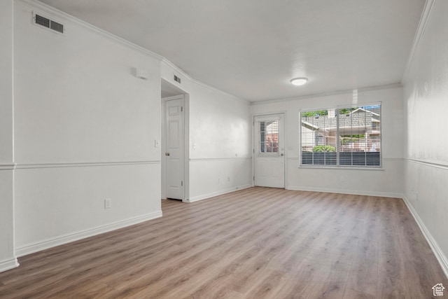1514 S 200 E, Orem, UT 84058 - unfurnished room with crown molding and light wood-style flooring