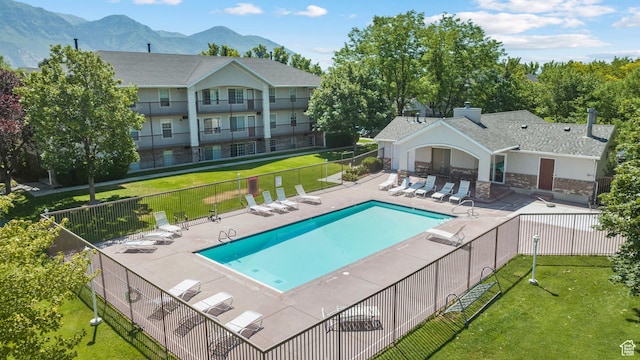 1514 S 200 E, Orem, UT 84058 - community pool with a patio and a mountain view