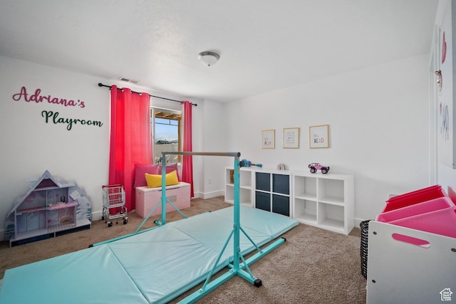 6463 W Maple Valley Cir S Unit 1030, West Jordan, UT 84081 - bedroom featuring visible vents, carpet, and baseboards