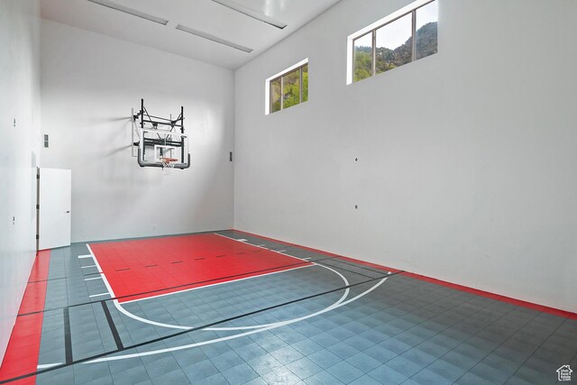 11274 S Eagle View Dr, Sandy, UT 84092 - view of basketball court with basketball hoop