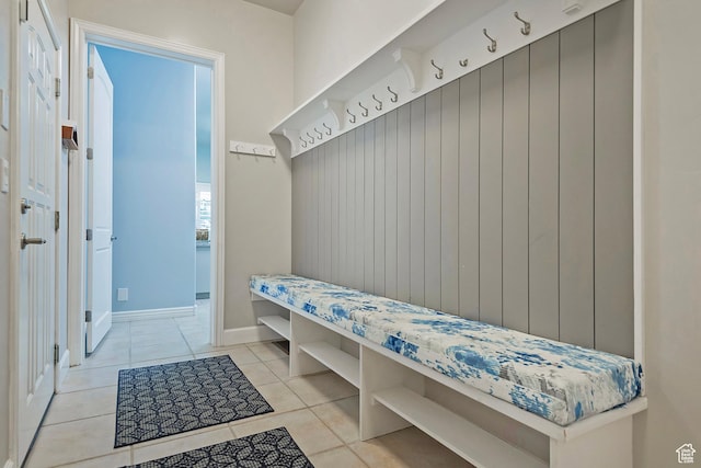 11274 S Eagle View Dr, Sandy, UT 84092 - mudroom featuring tile patterned flooring and baseboards