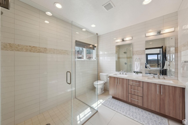 4186 Fairway Ln Unit G6, Park City, UT 84098 - ensuite bathroom with recessed lighting, tile patterned flooring, a sink, and double vanity