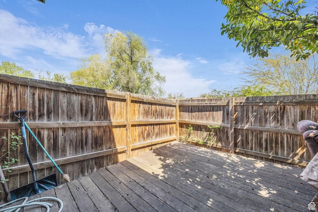4169 S Village Ln Unit A, Taylorsville, UT 84129 - deck featuring fence