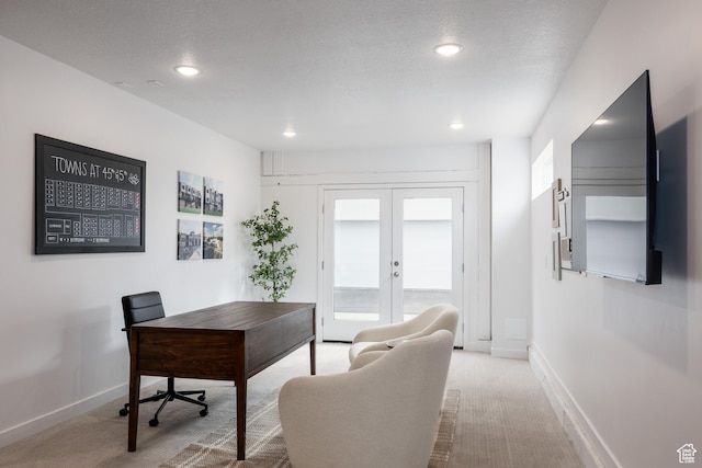 4479 S 500 E Unit 65, Millcreek, UT 84107 - office space featuring french doors, recessed lighting, carpet flooring, and baseboards