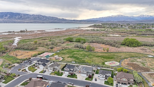 2041 S 750 E, Lehi, UT 84043 - birds eye view of property with a residential view and a water and mountain view