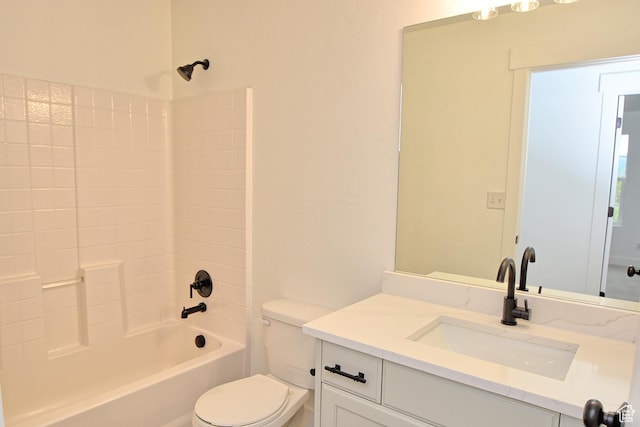 2041 S 750 E, Lehi, UT 84043 - bathroom with toilet, vanity, and  shower combination