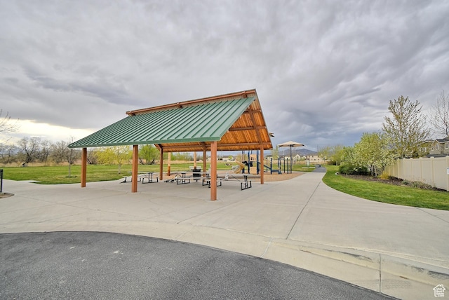 2041 S 750 E, Lehi, UT 84043 - view of property's community with a yard, a gazebo, and fence