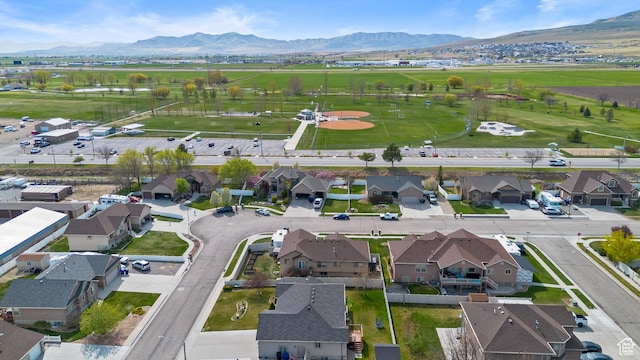 680 N 980 W, Tremonton, UT 84337 - birds eye view of property featuring a residential view and a mountain view