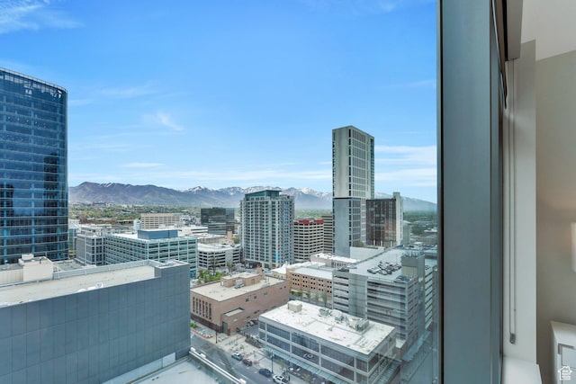 35 E 100 S Unit 1504, Salt Lake City, UT 84111 - balcony with a view of city and a mountain view