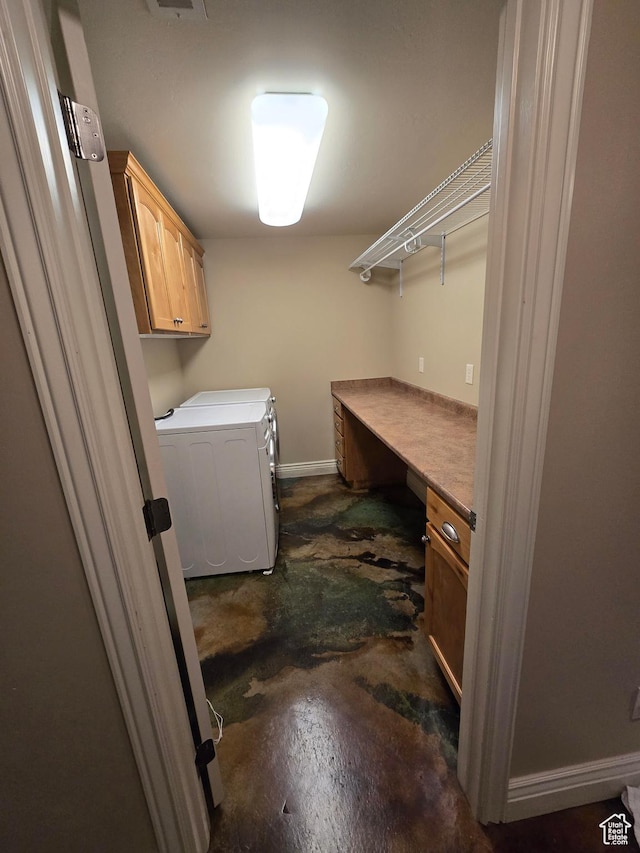 12075 S Draper Ridge Dr, Draper, UT 84020 - laundry room with separate washer and dryer and cabinet space