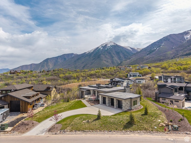 897 S Summit Creek Dr, Woodland Hills, UT 84653 - mountain view featuring a residential view