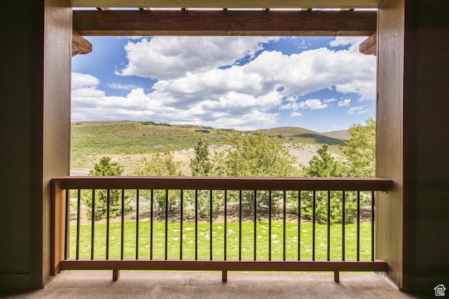 13386 N Alexis Dr, Kamas, UT 84036 - balcony featuring a mountain view