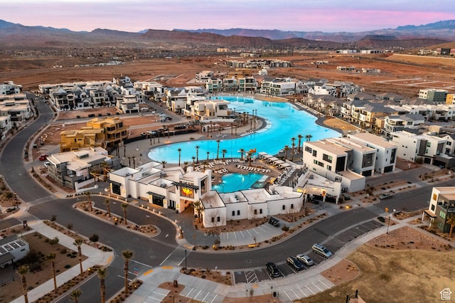 5801 S Garnet Dr Unit 2-301, St George, UT 84790 - aerial view featuring a mountain view