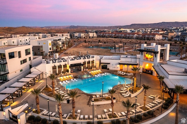 5801 S Garnet Dr Unit 2-301, St George, UT 84790 - pool with a mountain view