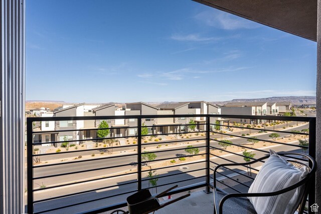 5801 S Garnet Dr Unit 2-301, St George, UT 84790 - balcony featuring a residential view