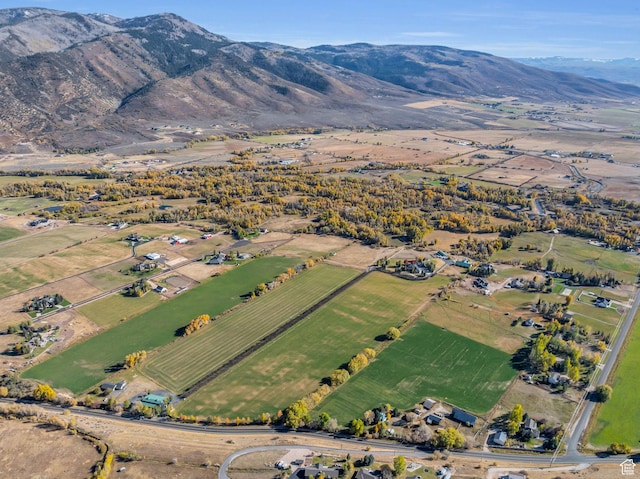 189 E Weber Canyon Rd, Oakley, UT 84055 - aerial view featuring a mountain view and a rural view