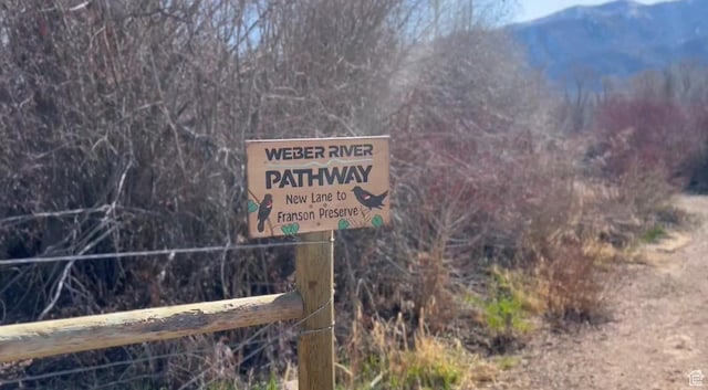 189 E Weber Canyon Rd, Oakley, UT 84055 - details featuring a mountain view and a forest view