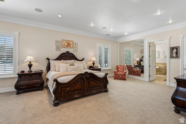 189 E Weber Canyon Rd, Oakley, UT 84055 - bedroom with carpet flooring and ornamental molding