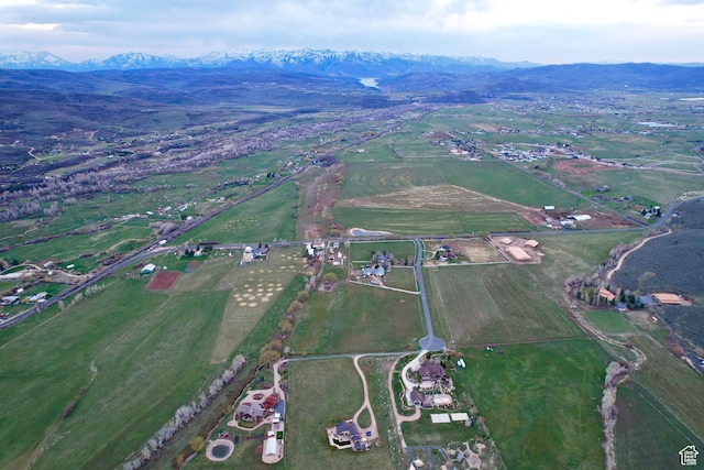 189 E Weber Canyon Rd, Oakley, UT 84055 - bird's eye view with a rural view and a mountain view