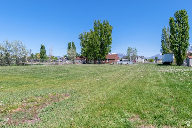 view of yard