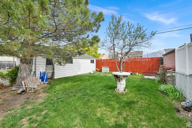 162 Mond St, Ogden, UT 84404 - view of yard with a fenced backyard