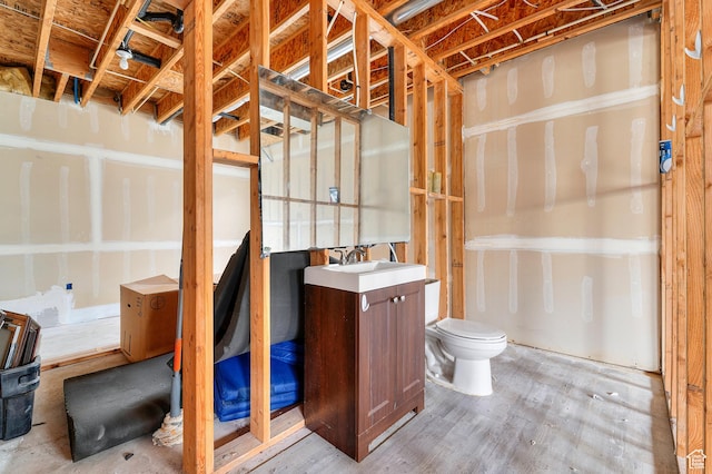 2254 N 1560 W, Pleasant Grove, UT 84062 - unfinished below grade area featuring a sink and wood finished floors