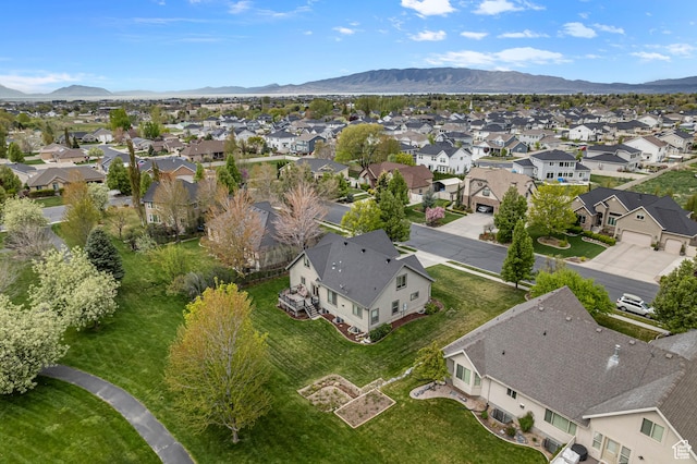 2254 N 1560 W, Pleasant Grove, UT 84062 - bird's eye view featuring a mountain view and a residential view