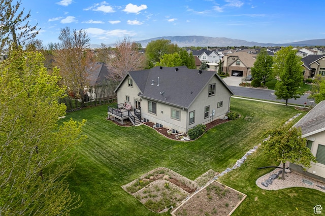 2254 N 1560 W, Pleasant Grove, UT 84062 - birds eye view of property with a mountain view and a residential view
