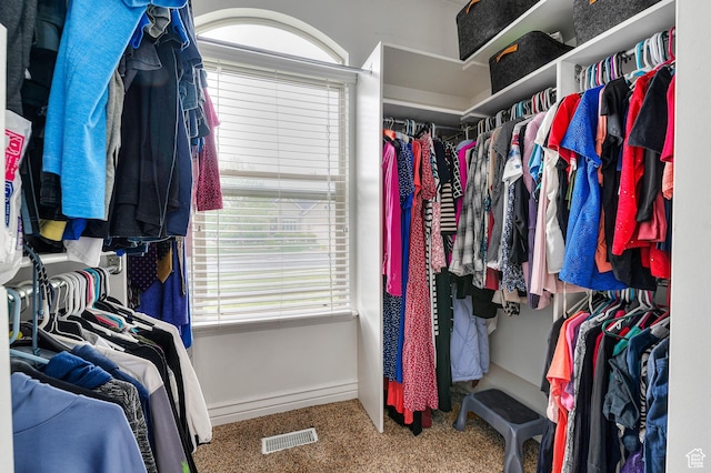 2254 N 1560 W, Pleasant Grove, UT 84062 - walk in closet featuring visible vents and carpet