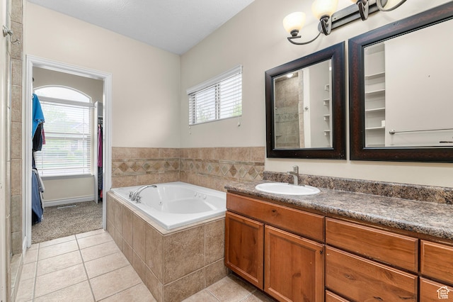 2254 N 1560 W, Pleasant Grove, UT 84062 - full bathroom featuring tile patterned flooring, a bath, and vanity