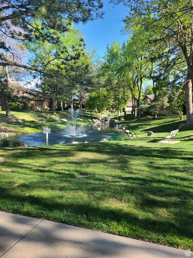 1605 E 6535 S, Murray, UT 84121 - view of home's community featuring a lawn and a water view