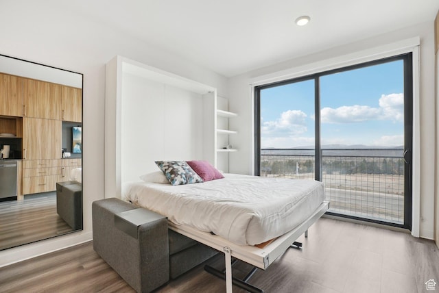 2670 Canyons Resort Dr Unit 127, Park City, UT 84098 - bedroom featuring access to exterior and light wood finished floors