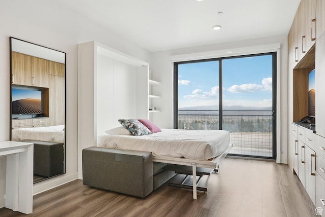 2670 Canyons Resort Dr Unit 127, Park City, UT 84098 - bedroom featuring wood finished floors and access to outside