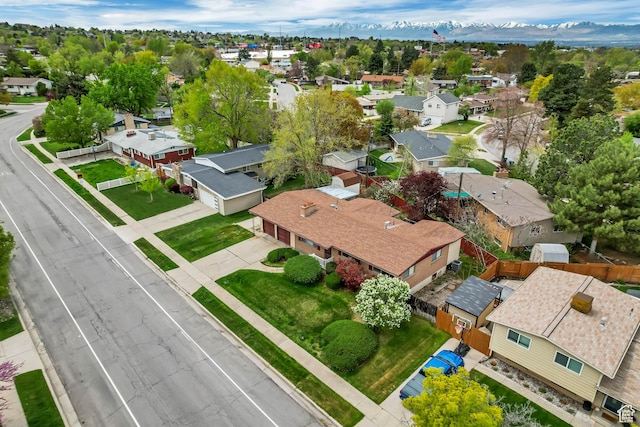 6796 S Nye Dr, Cottonwood Heights, UT 84121 - bird's eye view with a residential view
