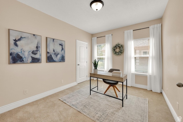 6872 S Triumph Ln, West Jordan, UT 84088 - office area featuring light colored carpet and baseboards