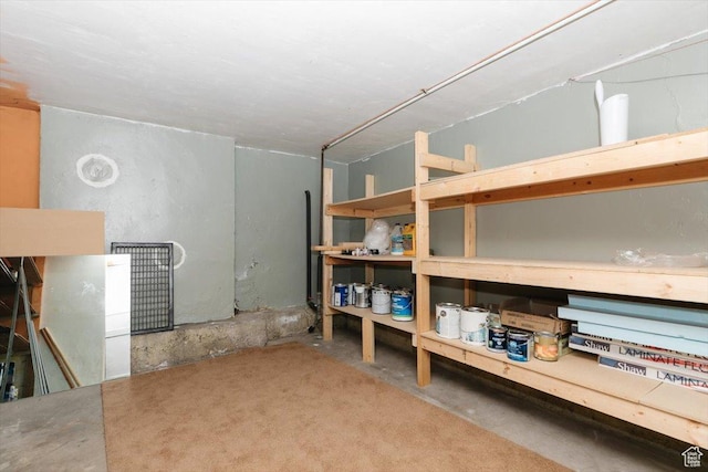 view of storage