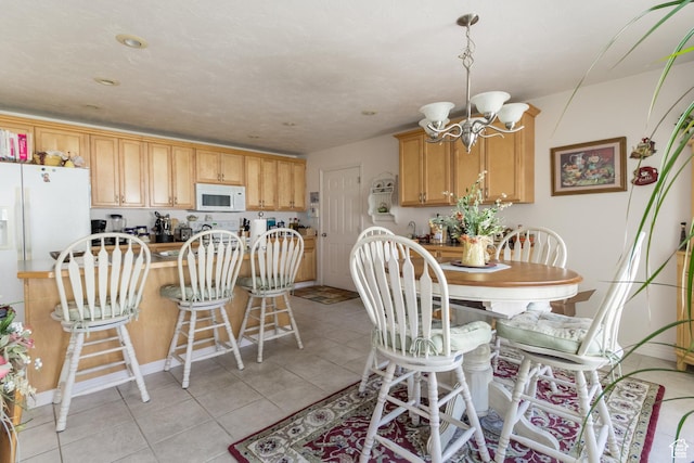103 E 1150 S, Roosevelt, UT 84066 - dining area featuring an inviting chandelier and light tile patterned floors