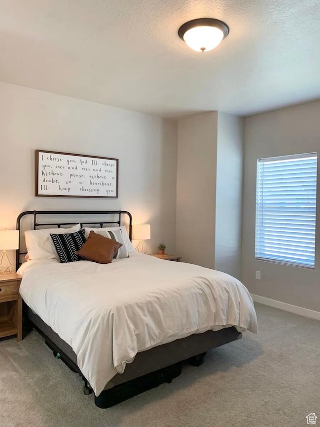 4190 W Penstemon Way, Lehi, UT 84043 - bedroom featuring a textured ceiling, carpet floors, and baseboards