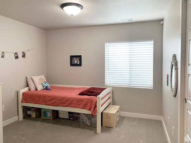 4190 W Penstemon Way, Lehi, UT 84043 - bedroom featuring baseboards, visible vents, light carpet, and multiple windows