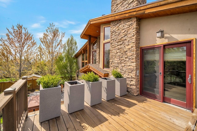 3200 E 3900 S, Salt Lake City, UT 84124 - view of wooden deck