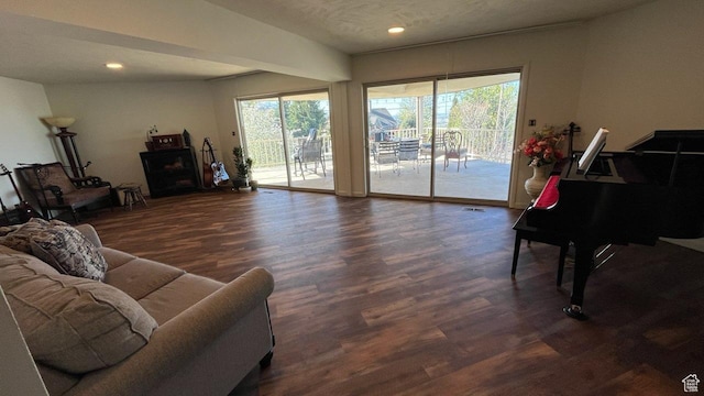 397 W 4125 N, Pleasant View, UT 84414 - living room with recessed lighting and wood finished floors