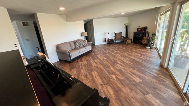 397 W 4125 N, Pleasant View, UT 84414 - living area with recessed lighting, wood finished floors, and visible vents