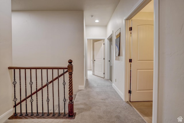 595 W 2050 S, Hurricane, UT 84737 - corridor featuring an upstairs landing, baseboards, and carpet floors