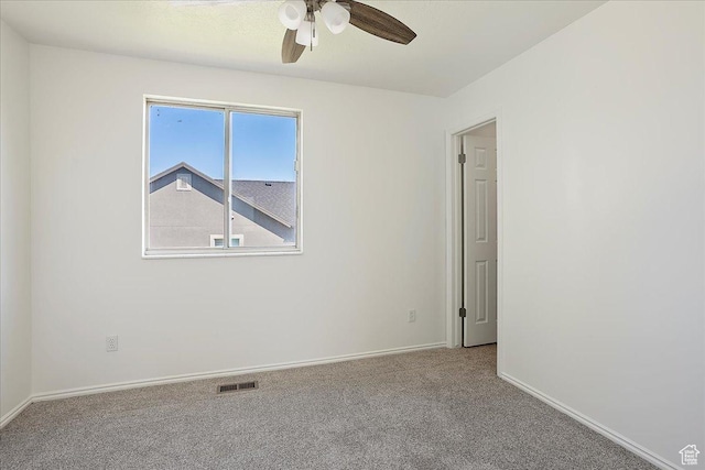 42 W 1980 S, Clearfield, UT 84015 - unfurnished room with baseboards, visible vents, ceiling fan, and carpet