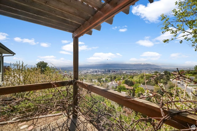 813 N Northview Dr E, Salt Lake City, UT 84103 - balcony with a mountain view