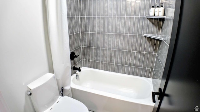 13327 S Bullitt Ln, Draper, UT 84020 - full bathroom with shower / washtub combination and toilet